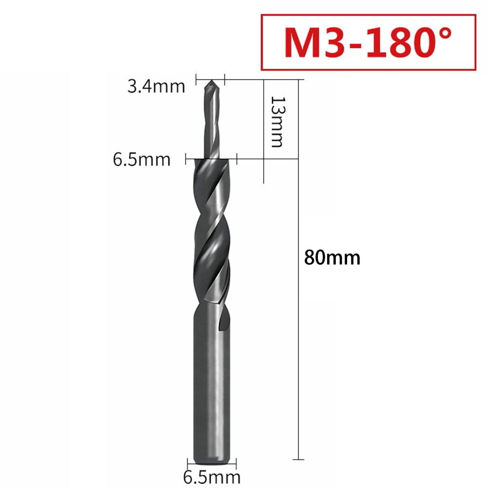 BCLONG 90/180 Degree HSS Counterbore Spiral Step Drill Bit For Metal