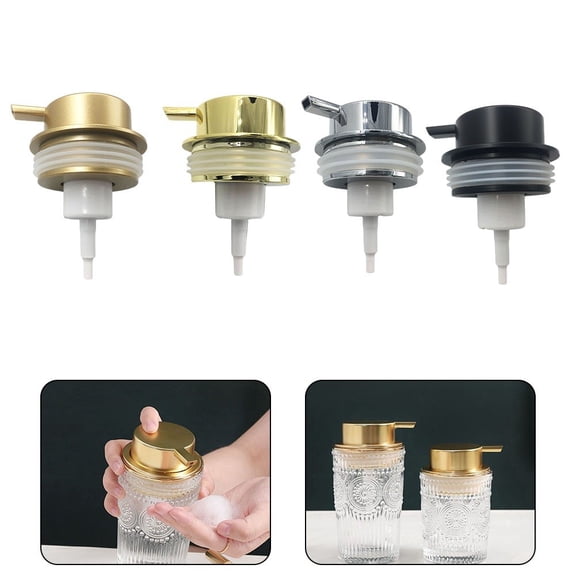BCLONG ABS Foam Pump Head Hotel Bottle Press Head Soap Dispenser