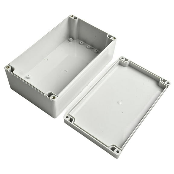 BCLONG ABS White Plastic Electronics Project Box Waterproof Junction Box With Screws