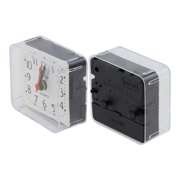 BCLONG Bedside Small Alarm Clock Quartz Battery Operated for Wake Up With Beeping Sound