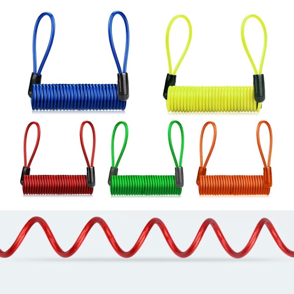 BCLONG Bike Spring Rope Theft Disc Brake Lock Cable Motorcycle Helmet ...