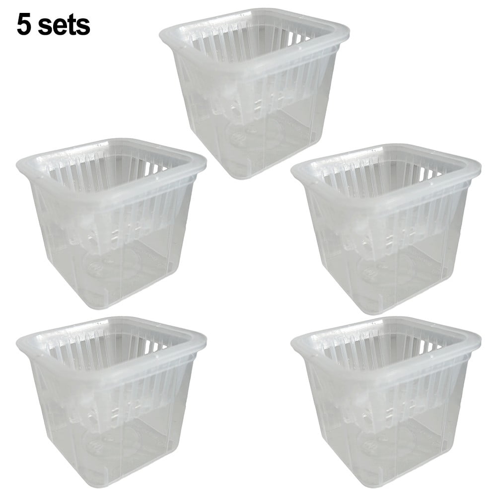 BCLONG Breathable Plastic Mesh Flower Pots for Orchids Durable Stylish