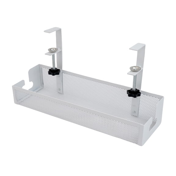 BCLONG Cable Tray Under Desk Cable Management Tray Cable Tidy Box Wire Organiser Home