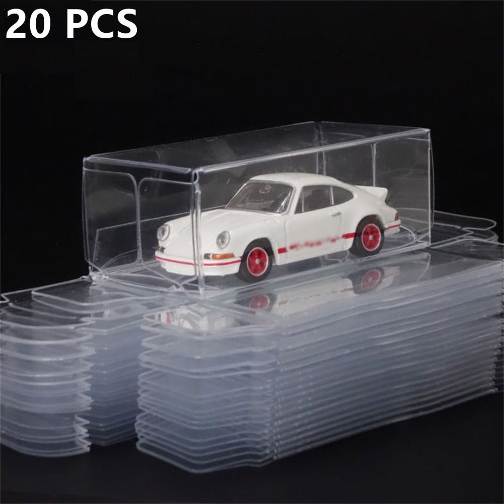 BCLONG Clear Plastic Box Rectangular Specimen Display Desktop Storage ...