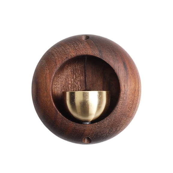 BCLONG Dopamine Gold Wood Magnetic Doorbell Reminder for Refrigerator Door Store