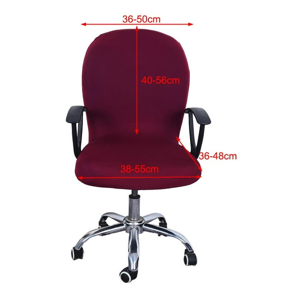 BCLONG Elastic Swivel Computer Chair Cover Office Home Armchair Seat Decor Slipcover