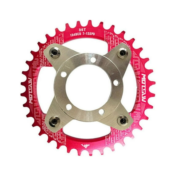 BCLONG Electric Bicycle Ebike 32/34/36/38T Chainring + Adapter For Bafang BBS01/02