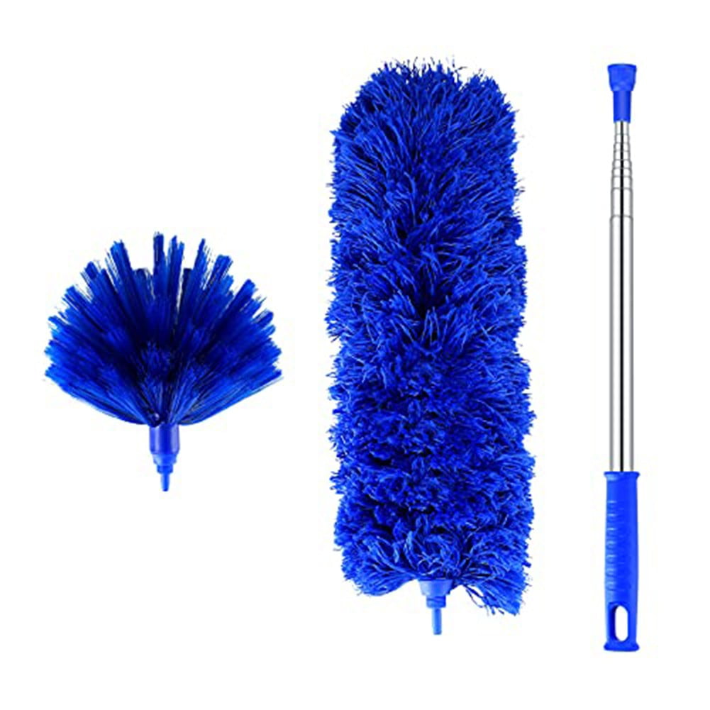 BCLONG Extendable Feather Duster for Cleaning Spider Webs Cars Blinds ...