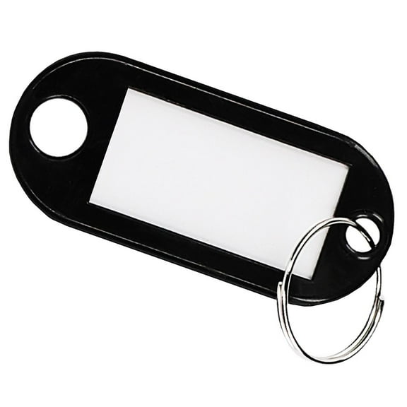 BCLONG Key Plates Can Be Written On Key Fob Key Ring For Writing On Label Keychain