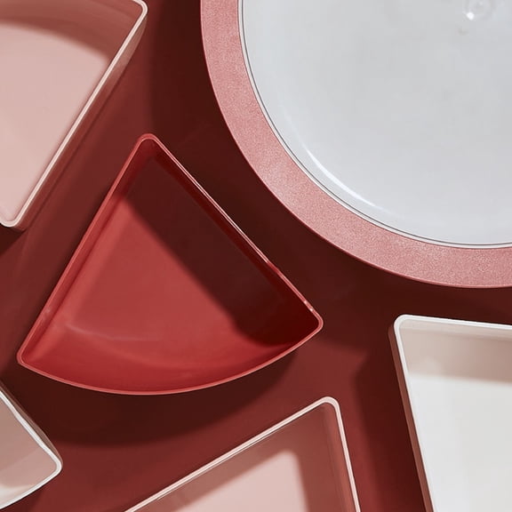 BCLONG Large Snack Tray with Removable Compartments: Stylish Snack Storage and Display!