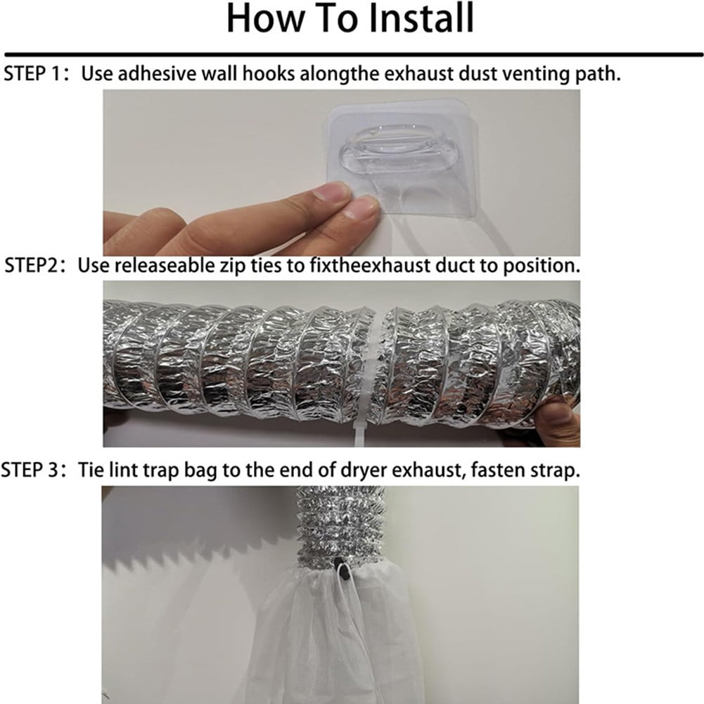 Dust Bag Dryer Vent Covers Dryer Lint Trap Dryer Vent Lint Catcher outside  Lint Trap Dryer Lint Bag