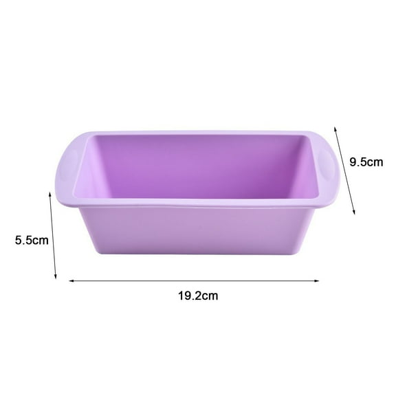 BCLONG Silicone Baking Rectangle Cake Pans Mini Loaf Pan Bread Toast Kitchen