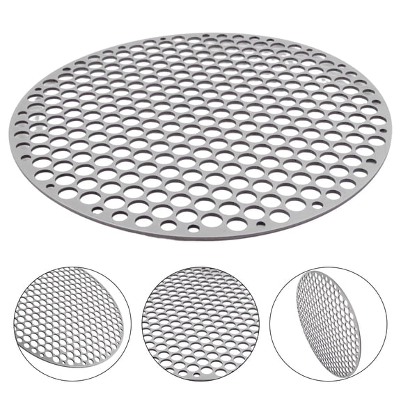 BCLONG Stainless Steel Round Grill Net BBQ Mat Carbon Furnace Steam Barbecue Rack