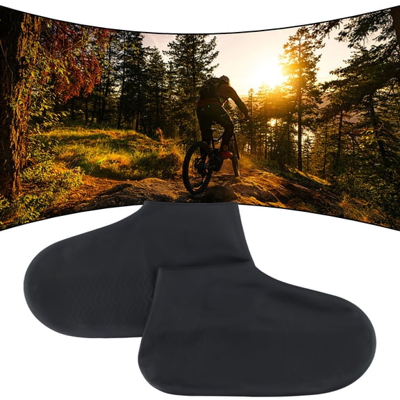 BCLONG Waterproof Silicone Shoe Cover Recyclable Boot Cover Protector for Outdoor Rainy