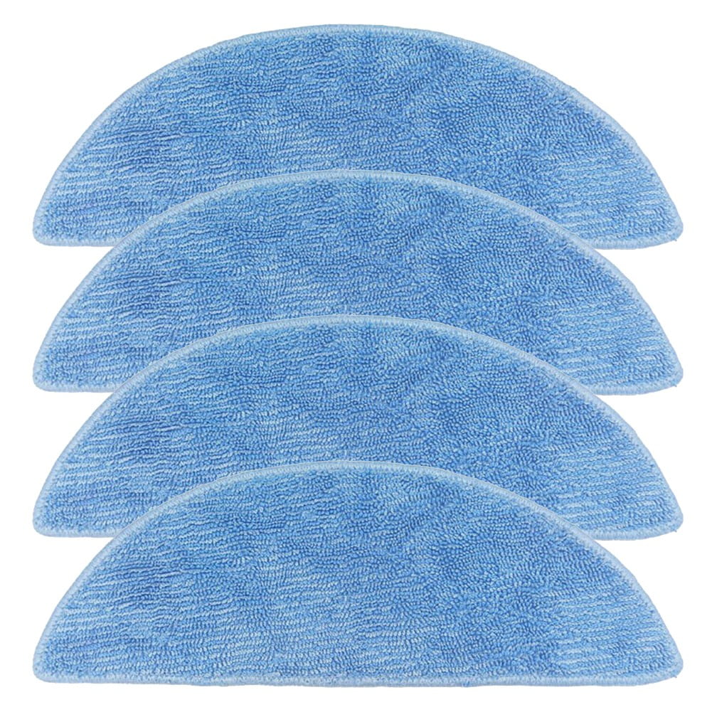 Accessoire Nettoyage Robot Laveuse Lot De 4 Chiffons De Rechange Pour Aspirateur Robot YEEDI Y1 Pro / Y1 Pro Plus - Serpillères En Microfibre Bleue Accessoires Nettoyage YEEDI Y1 Pro Plus