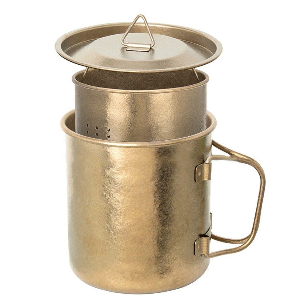 BCLONG ultralight ti alloy tce tea set outdoor travel set boiling water ...