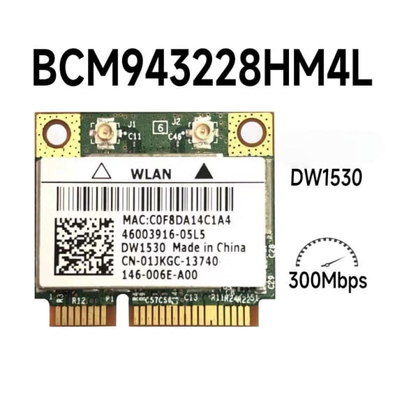 BCM4322 Wireless 802.11a/b/g/n Mini Pci-e Wifi WLAN card DW1530 for E6420 E5510