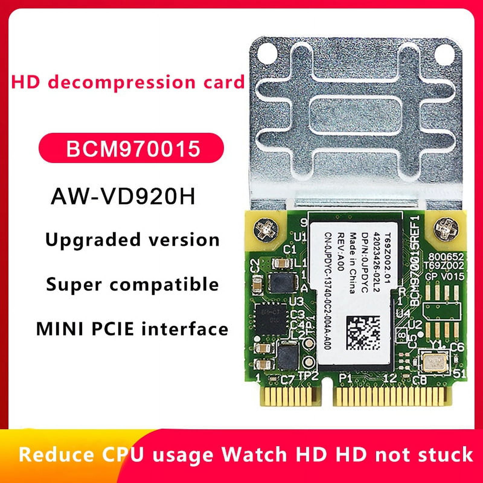 BCM970015 BCM70015 HD Video Decoder 1080P Mini PCI-E Adapter Hardware ...