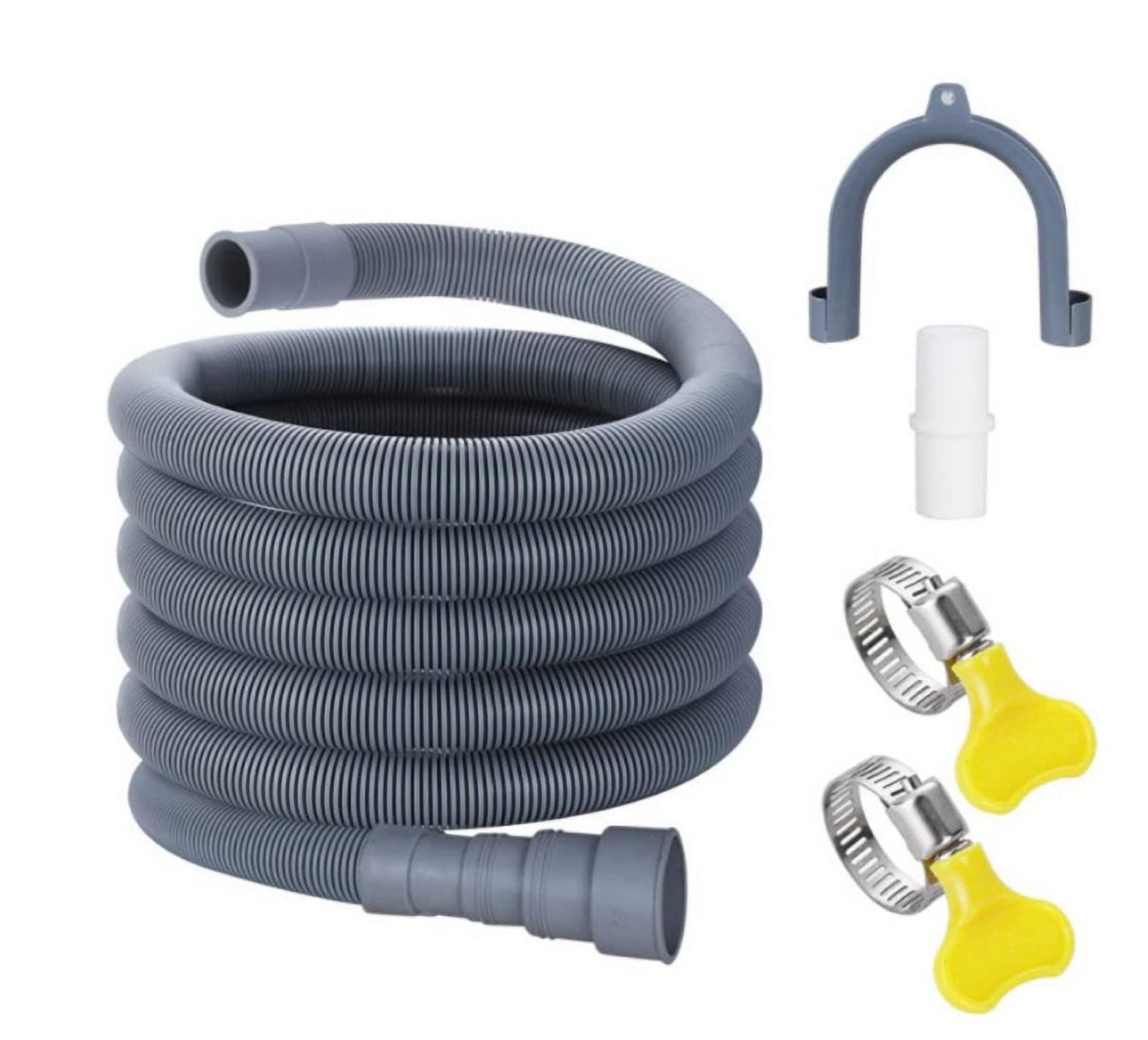 BCMMKLPP 1.5M Washing Machine Dishwasher Drain Waste Hose Extension Pipe Sets