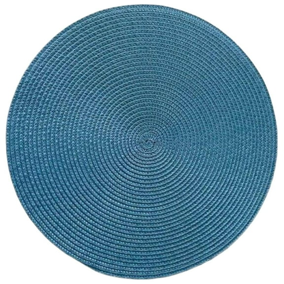 BCMMKLPP 15 Inch Round Placemats Set of 4 for Dining Table Woven Braided Circle Place Mats Kitchen Placemat Washable Table Mats Non Slip Dining & Kitchen Table Mats