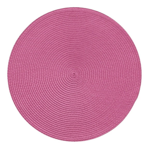 BCMMKLPP 15 Inch Round Placemats Set of 4 for Dining Table Woven Braided Circle Place Mats Kitchen Placemat Washable Table Mats Non Slip Dining & Kitchen Table Mats