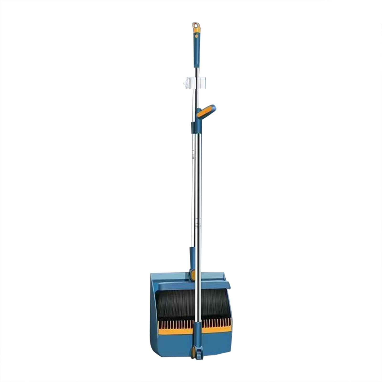 BCMMKLPP Upgrade Broom and Dustpan Set, SelfCleaning with Dustpan