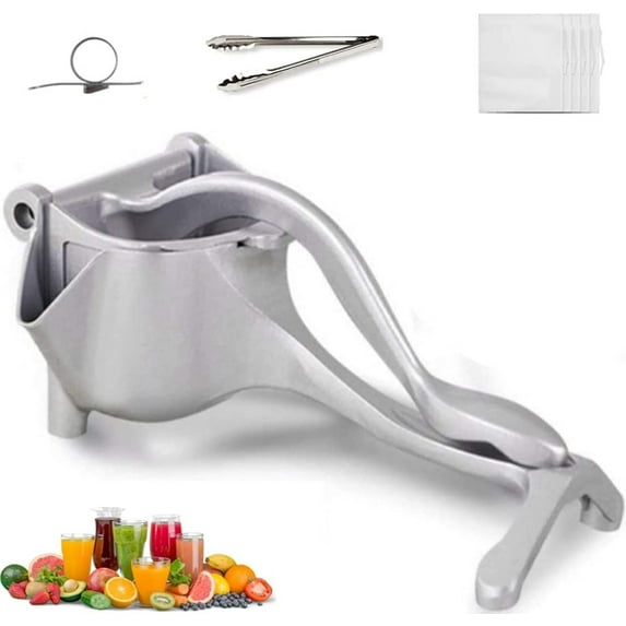 BCOH Hand Juicer Lemon Squeezer with Fruit Peeler Tongs and Filters