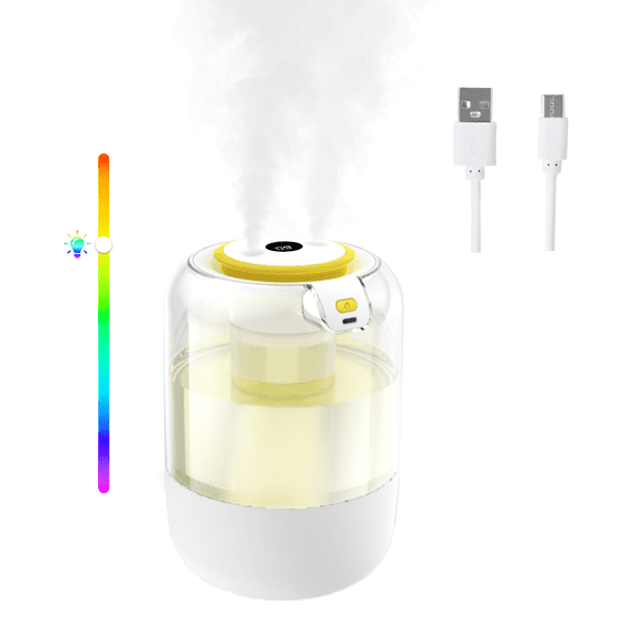 BCOOSS 2.2L Top Fill Cool Mist Ultrasonic Humidifier with Humidity Sensor for Home Rooms