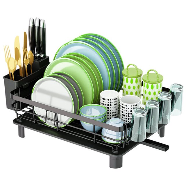BCOOSS Dish Drying Rack for Kitchen Counter Stainless Steel Kitchen