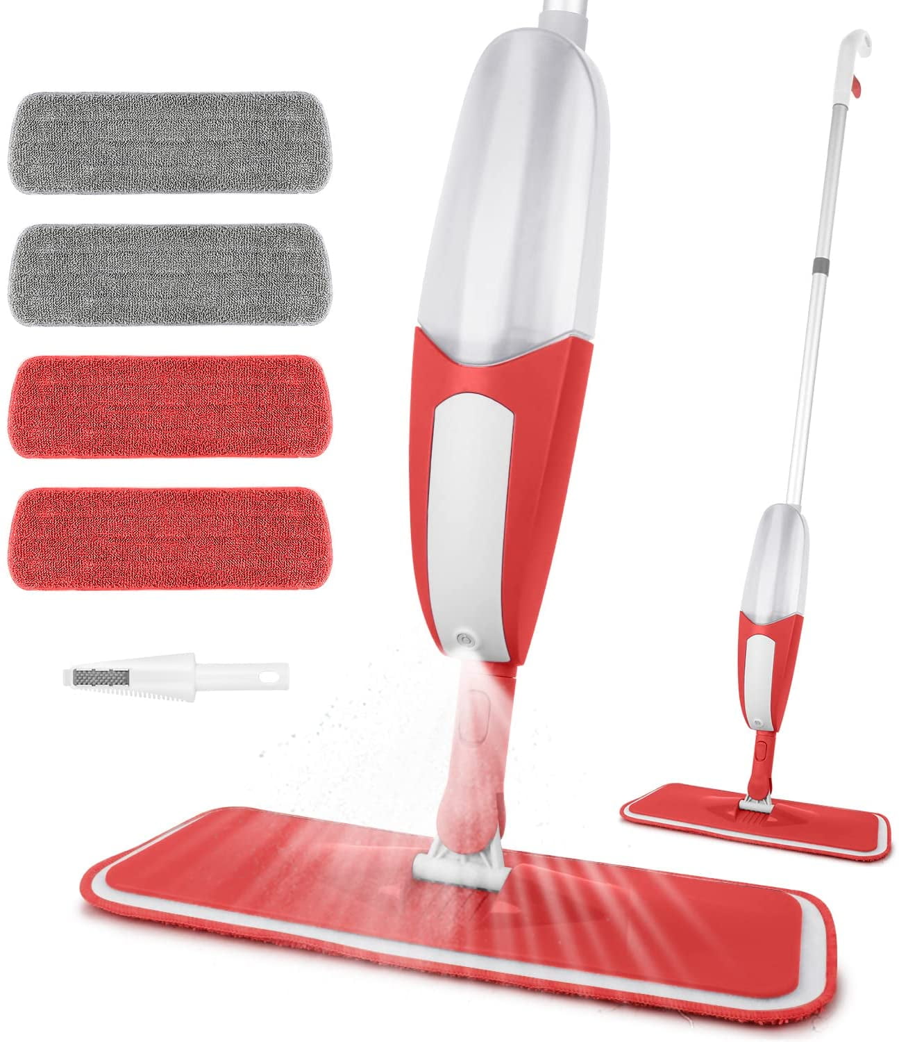 SUGARDAY Microfiber Spray Mops for Floor Cleaning Wet Dry Dust Hardwood  Kitchen Floor Mop