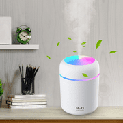 BCOOSS Humidifier for Room Home Baby Quiet Ultrasonic Air Portable humidifiers for Bedroom，White