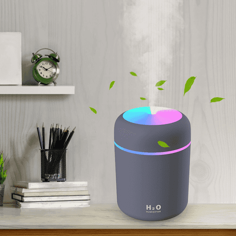 BCOOSS Humidifier for Room Home Quiet Ultrasonic Air Portable humidifiers for Bedroom,Navy Blue
