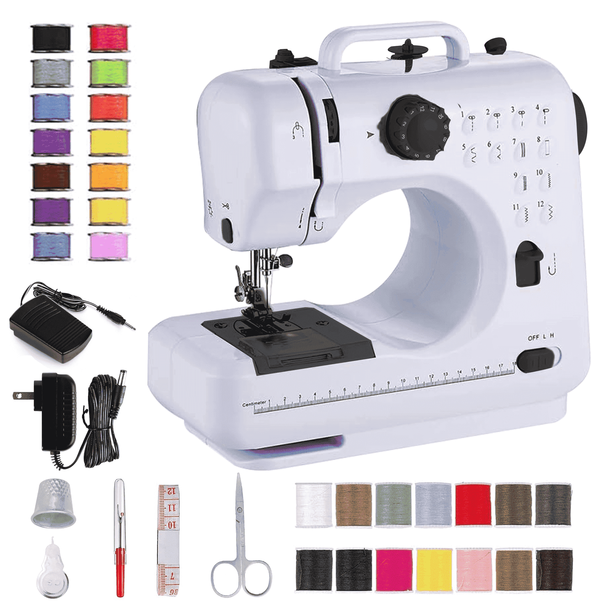 BCOOSS Sewing Machine for Beginner Multi-Functional Portable