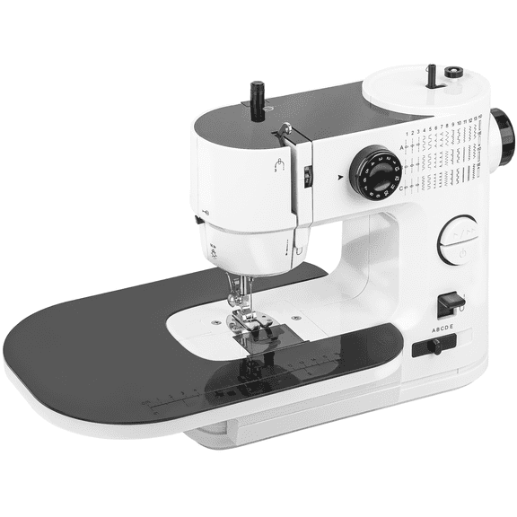 BCOOSS Sewing Machine for Beginners Adults, 39 Stitches Portable Small Sewing Machine with Extension Table and Sewing Kits