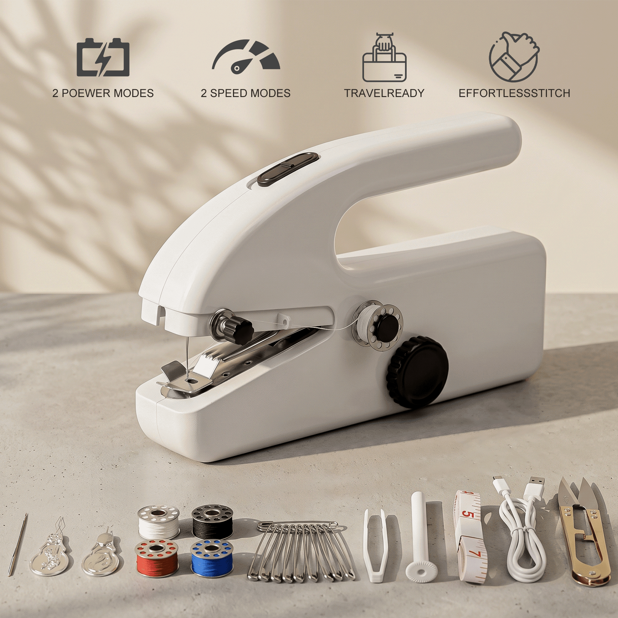 Mini Suing Machine BCOOSS Small Handheld Sewing Machine, Portable Mini Sewing Machine for ...
