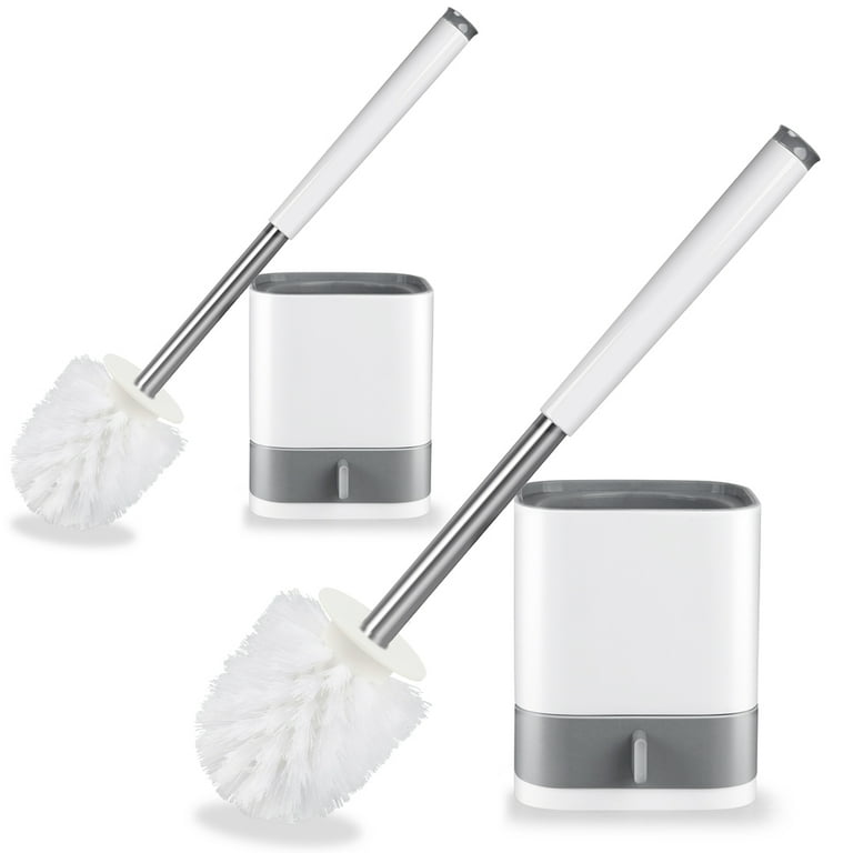 Toilet bowl brushes with caddy deals