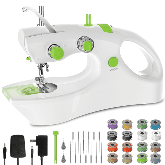 BCOOSS Handheld Sewing Machine for Beginners Adults Mini Portable Sewing Machine with Sewing Kit