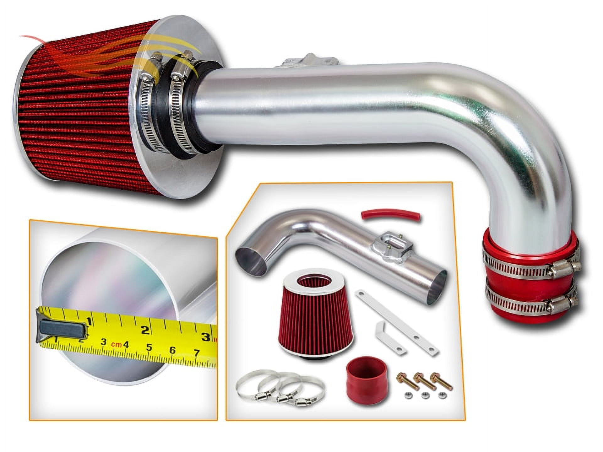 BCP RED For 2011 2016 Chevy Cruze Sonic 1.4L Turbo Ram Air Intake