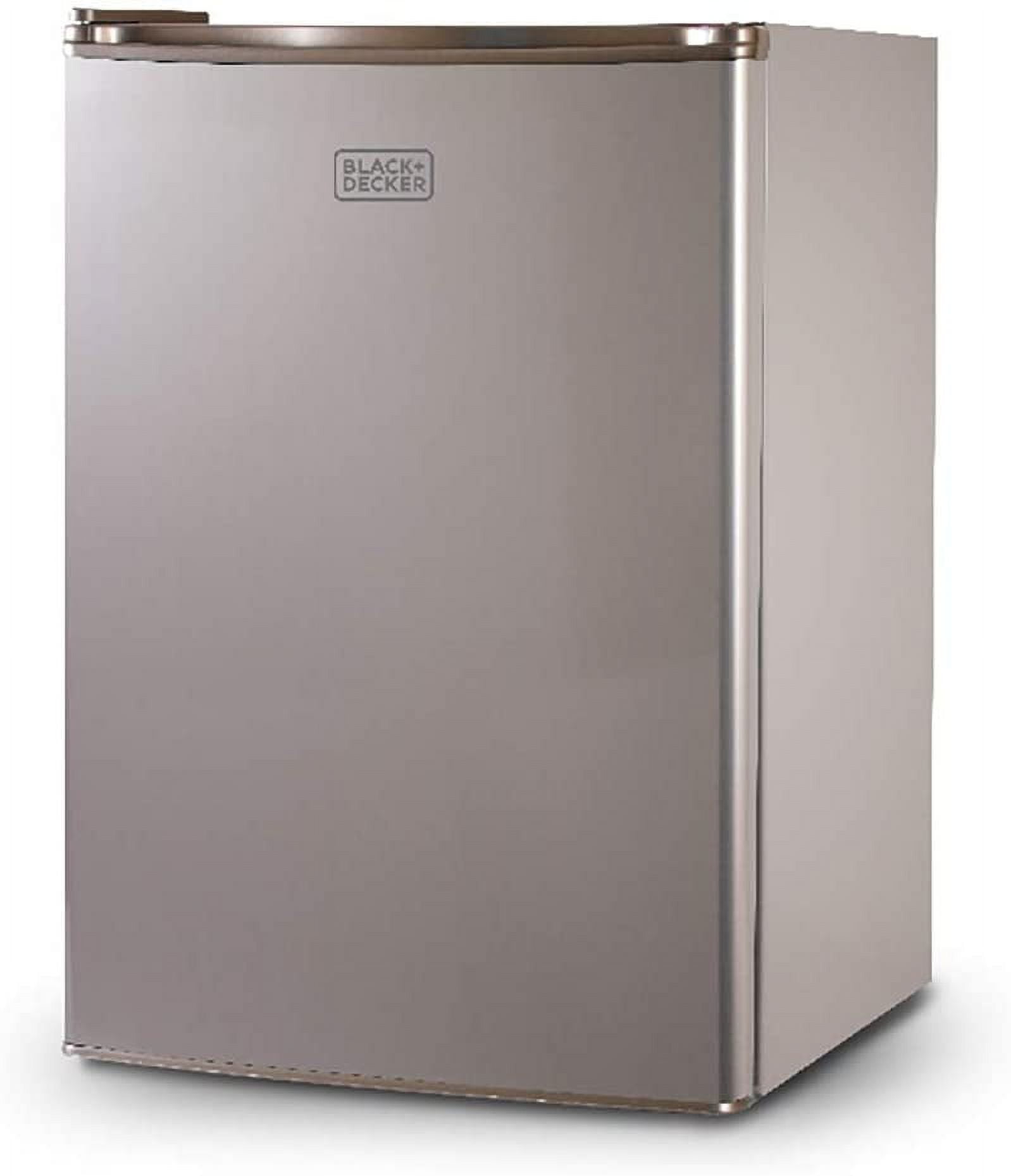 BCRK25B Compact Refrigerator Single Door Mini Fridge with , 2.5 Cubic ...