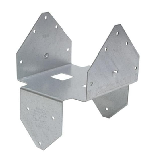 BCS2-3/6Z 3 x 6 in. Steel Double Post & Column Bases, 18 ga.