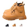 thumbnail image 1 of BCSIOAOI Girls Boots Combat Ankle Boots Side Zip Comfort Sole Everyday Shoes, 1 of 9