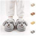 thumbnail image 1 of BCSIOAOI Kids Slippers Warm Fuzzy Closed Toe Indoor House Shoes, 1 of 5