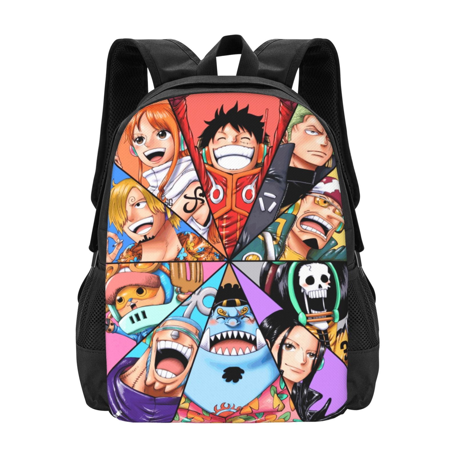 BCVXVAI Anime ONE PIECE Backpacks with Cartoon Front Print, Lightweight ...