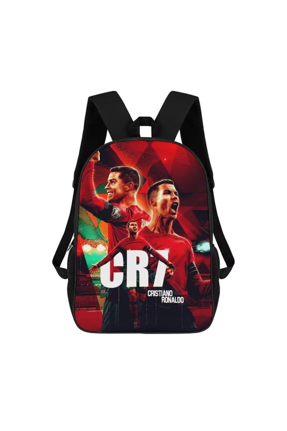Ronaldos Backpack Lightweight Casual Laptop Backpacks Travel Backpack for Unisex 17"
