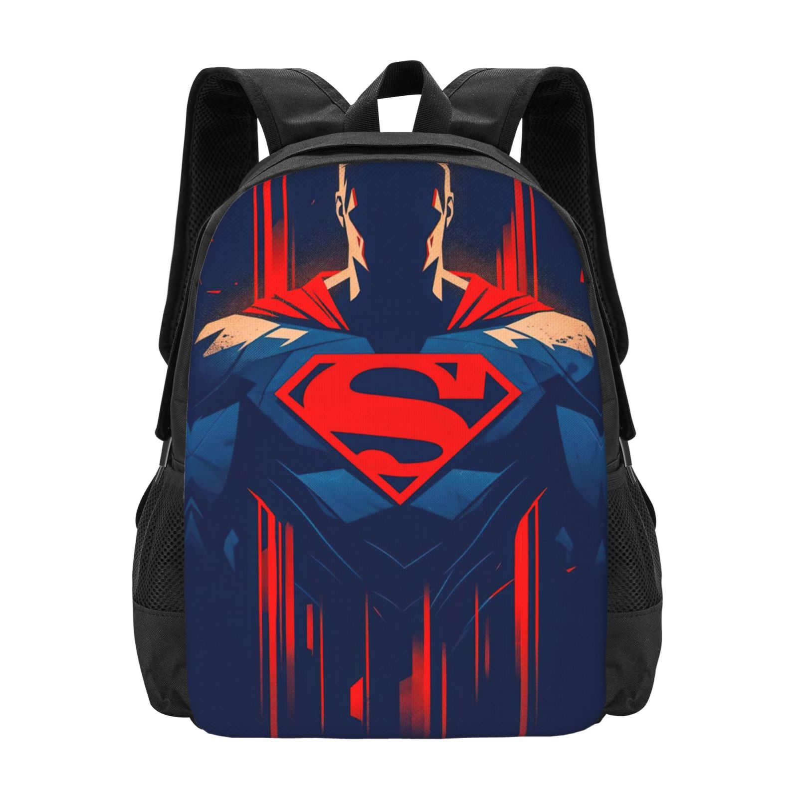 Superman Rucksack – 41x31x15 Cm, Buntes Design, One Size Für Schule, Sport & Reisen