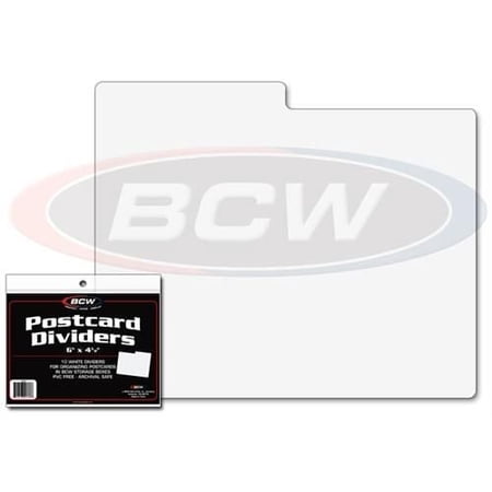 BCW 1-PCD Bcw Postcard Dividers
