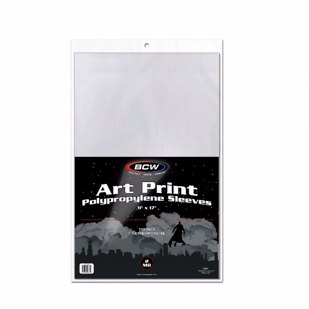 Pack BCW 100 Manches Et Supports Art Print 11 X 17 Pouces - Neuf, Pour Collectionneurs