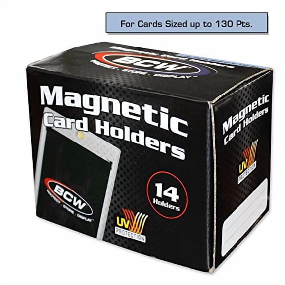 BCW Magnetic Card Holder 130pt. (14 Count Box)