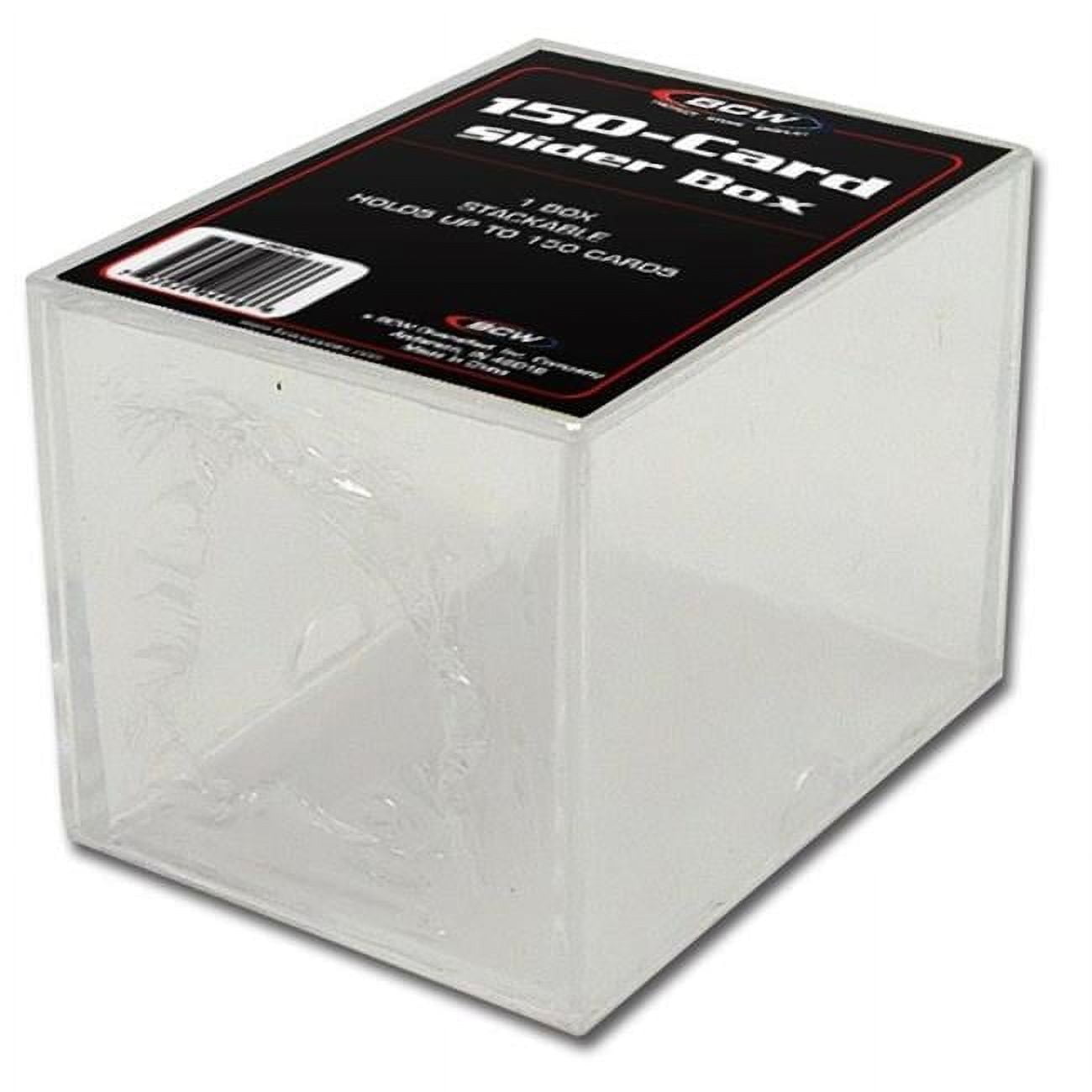 4x  2-Piece Card Box 50-Count Slide - Clear Acrylic Deck Storage - K