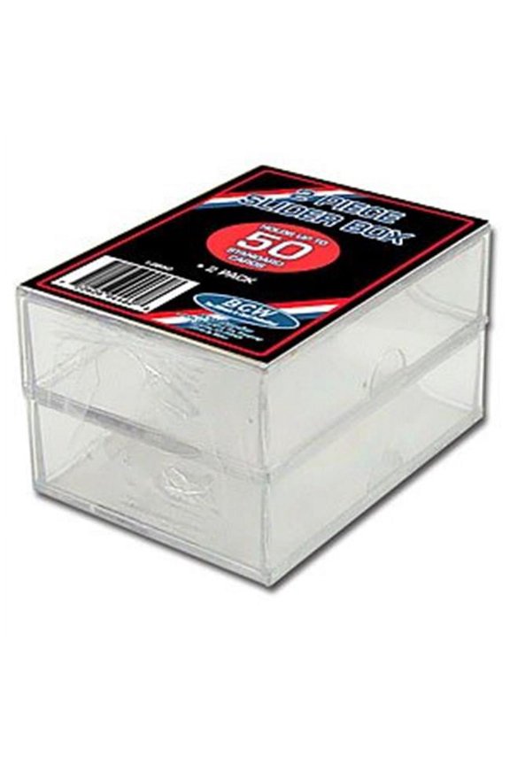 2-Piece Slider Box - 50 Card (2-Pack)
